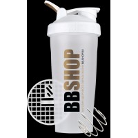 BBSHOP шейкер бело позолоченный с сеточкой и венчиком (600мл)